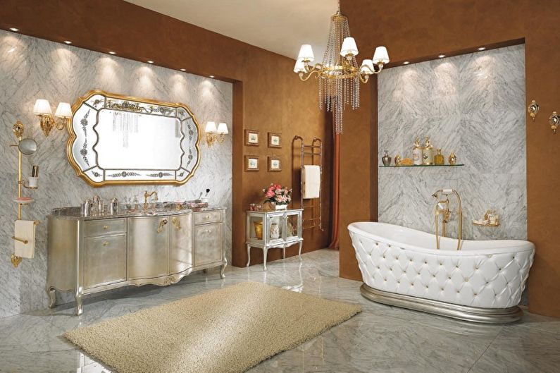 Mirror in the bathroom - photo