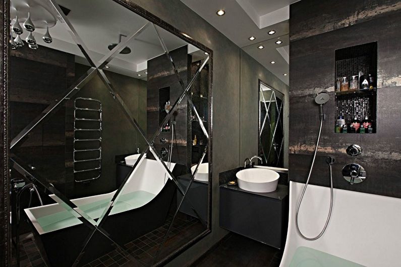 Mirror in the bathroom - photo