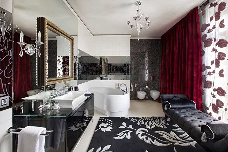 Mirror in the bathroom - photo