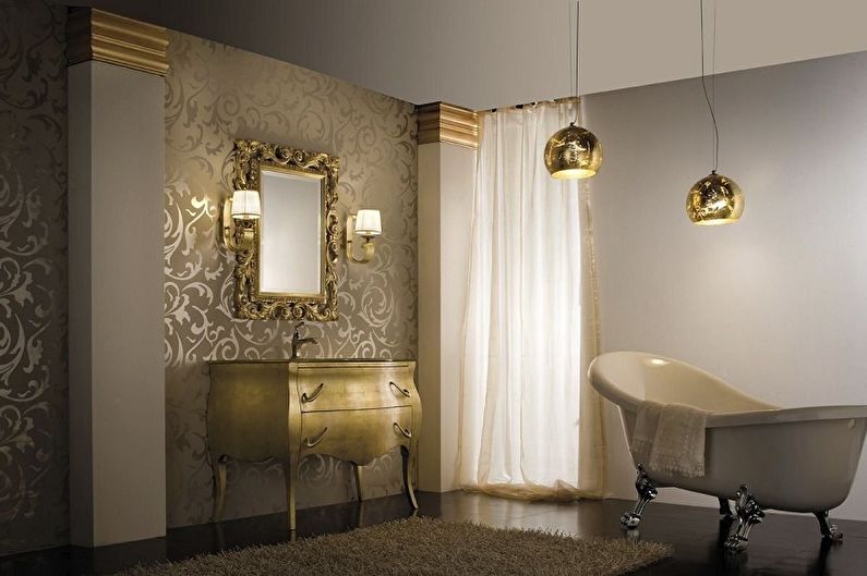 Mirror in the bathroom - photo