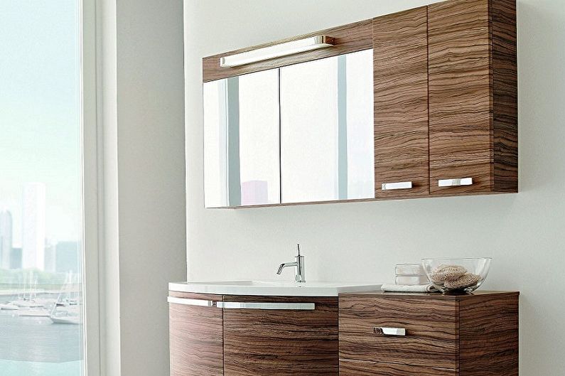 Mirror in the bathroom - photo