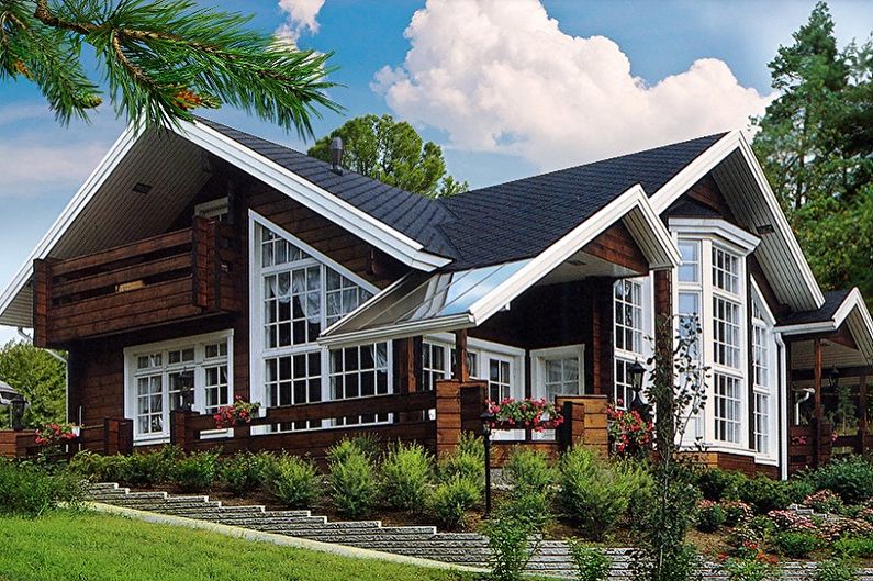 Frame houses (90 photos): projects and ideas