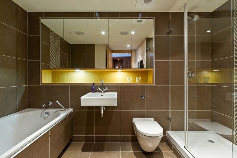 Mirror in the bathroom (85+ photos)