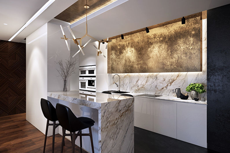 Mirror of Venus: Kitchen-living room for a large family - photo 1