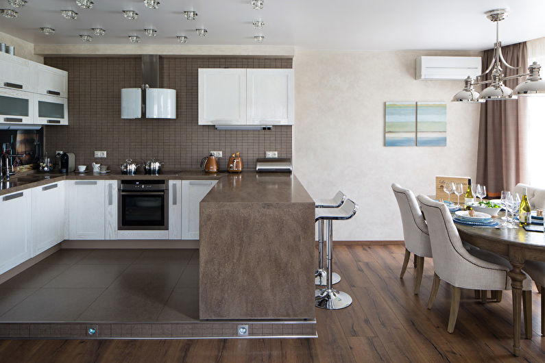 Color Combinations for Floor, Wall, Ceiling and Furniture - Natural Colors