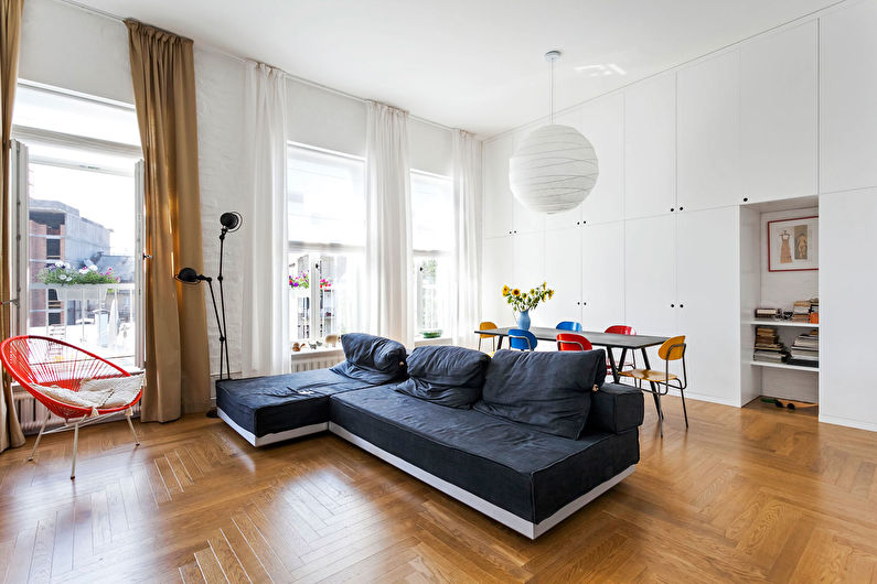 Color Combinations for Floor, Wall, Ceiling and Furniture - Natural Colors