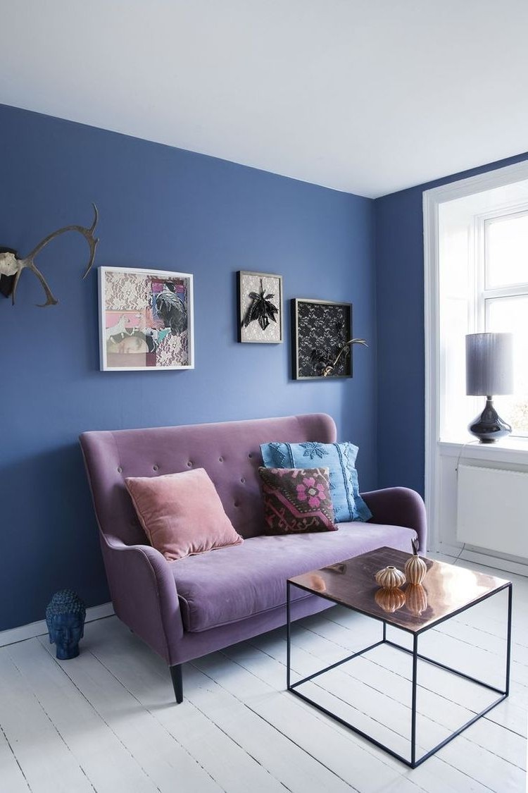 Color combinations for floors, walls, ceilings and furniture - Cold and warm combinations