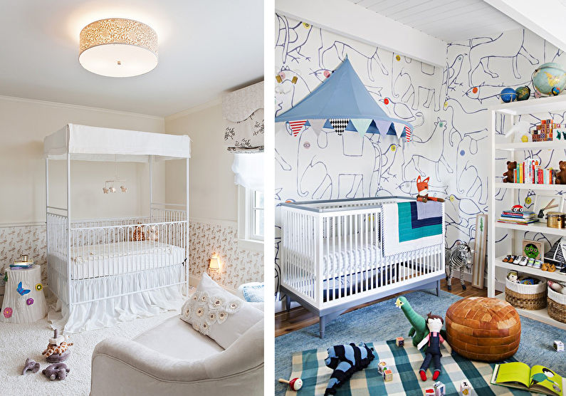 Crib Canopy - Colors and Decor