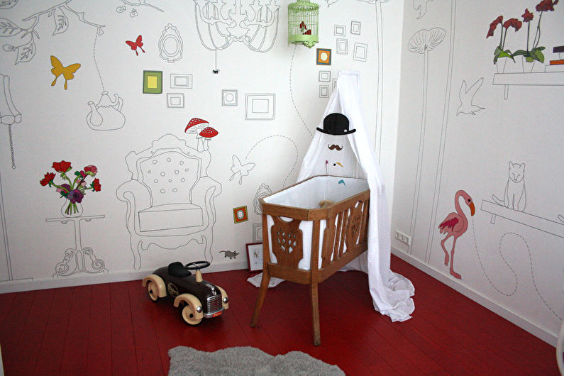 Canopy for crib - photo