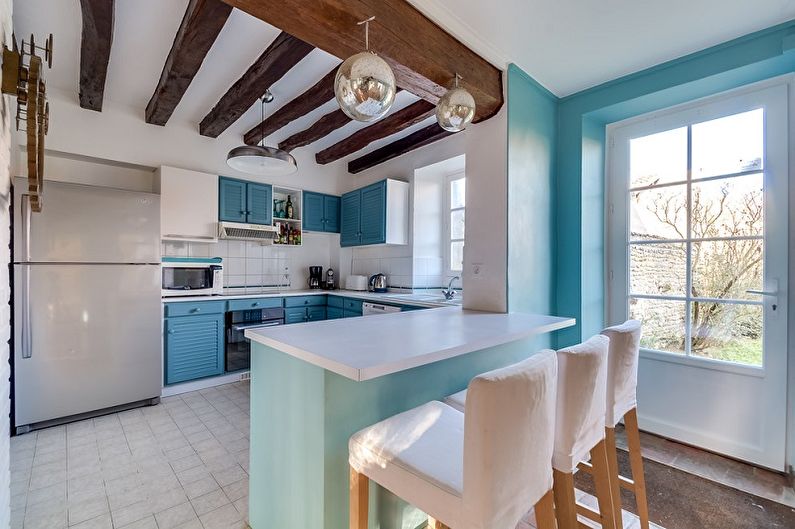 Turquoise Kitchen Photo - Interior Design