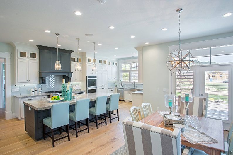 Turquoise Kitchen Photo - Interior Design