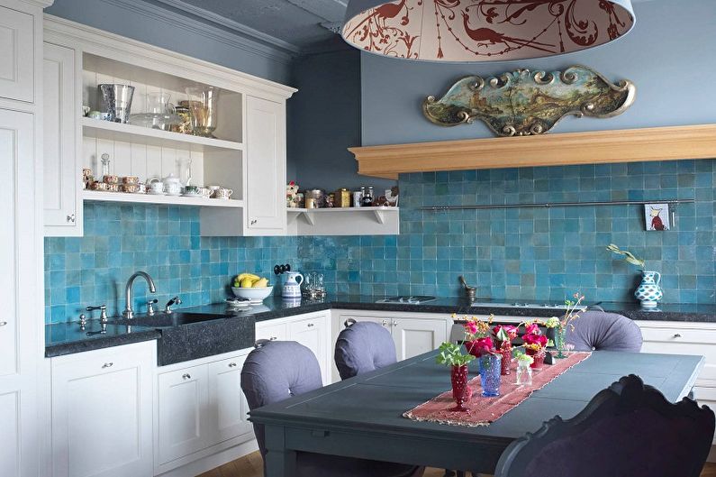 Turquoise Kitchen Photo - Interior Design