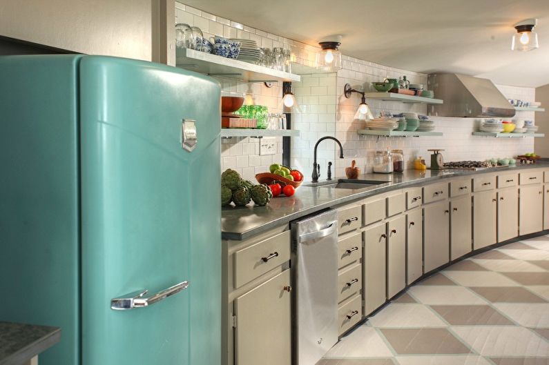 Turquoise Kitchen Photo - Interior Design