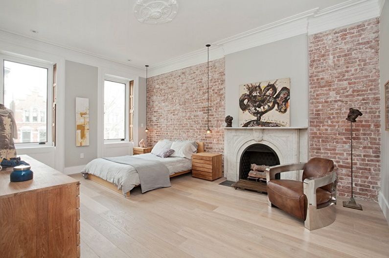 Bedroom in the Scandinavian style photo - Interior Design