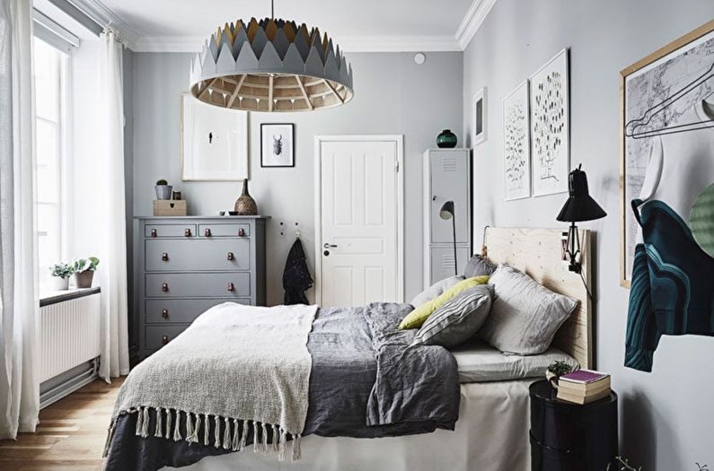 Bedroom in the Scandinavian style photo - Interior Design