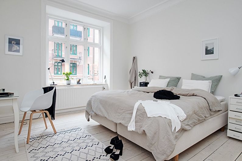 Bedroom in the Scandinavian style photo - Interior Design