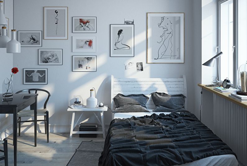 Children's room in the Scandinavian style photo - Interior Design