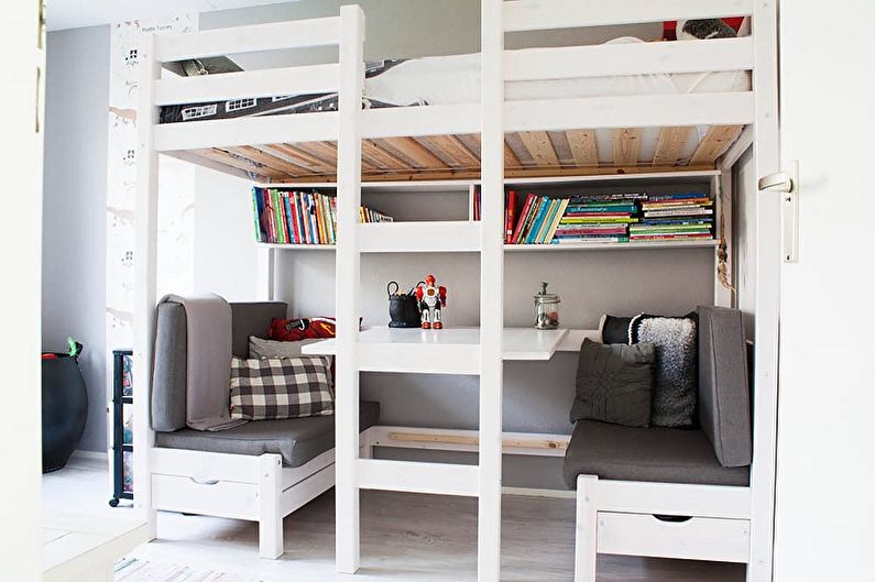Children's room in the Scandinavian style photo - Interior Design