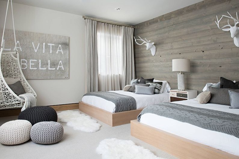 Children's room in the Scandinavian style photo - Interior Design