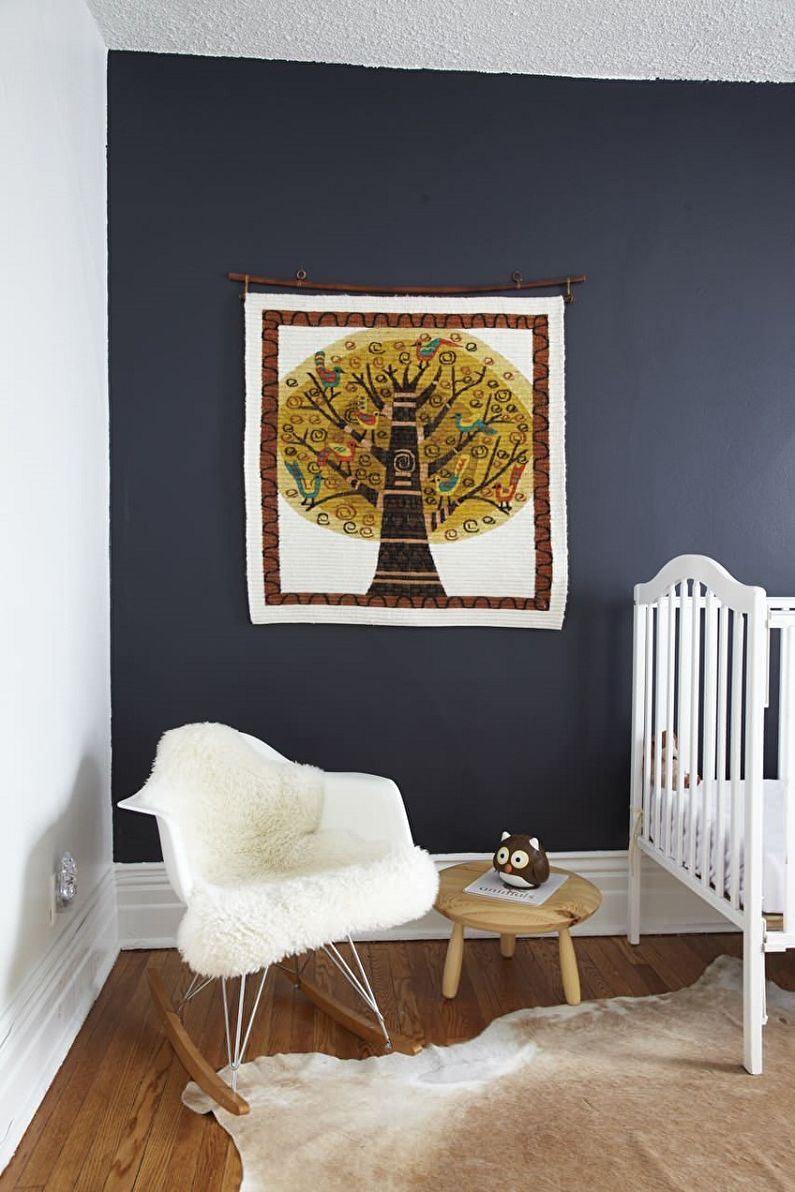 Children's room in the Scandinavian style photo - Interior Design