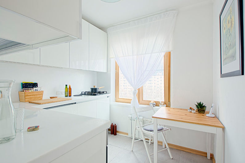 Cuina de 7 m2 a l’estil del minimalisme - Disseny d’interiors