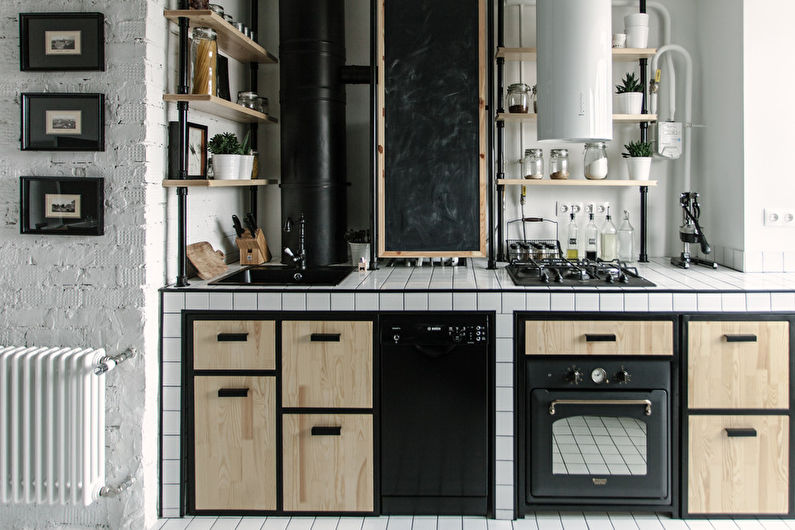 Interiorisme de cuina de 7 m2 - Foto
