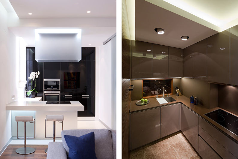 Interiorisme de cuina de 7 m2 - Foto