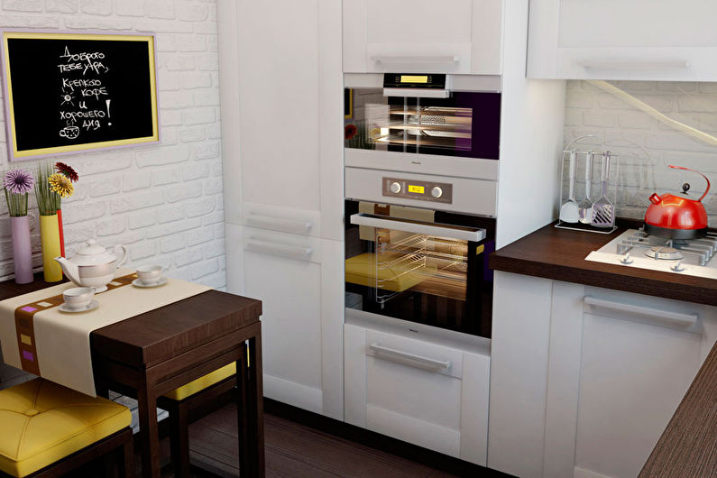 Interiorisme de cuina de 7 m2 - Foto