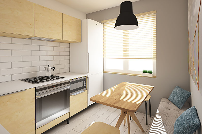 Interiorisme de cuina de 7 m2 - Foto