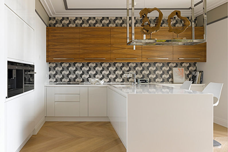 Ceramic apron for the kitchen
