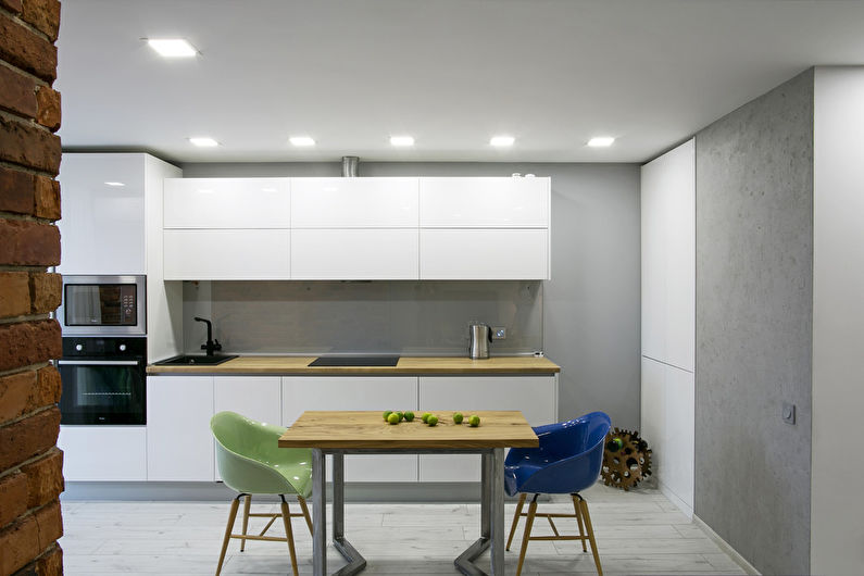 Glass kitchen apron