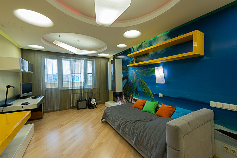 Färgade linjer: Lägenhet i modern stil - foto 5