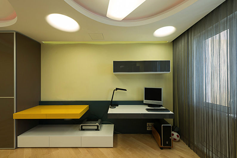 Färgade linjer: Lägenhet i modern stil - foto 7