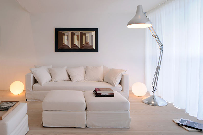 Living room design 15 sq.m. - Bright hues