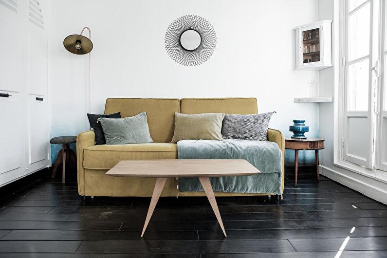Living room design 15 sq.m. - Layout options