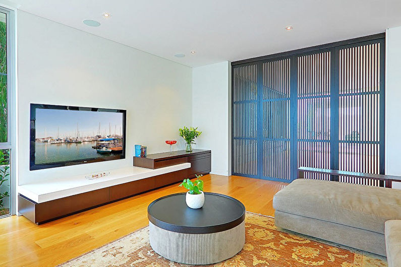 Wall with a TV - How to choose and install