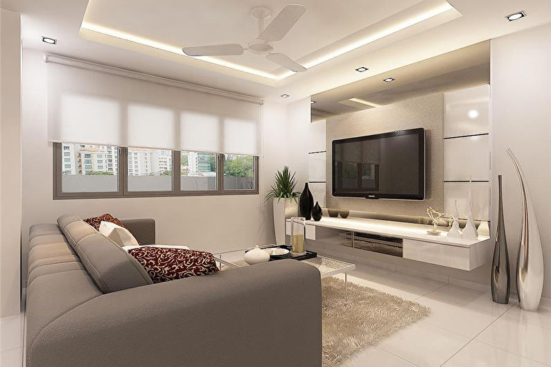 Wall with a TV - How to choose and install