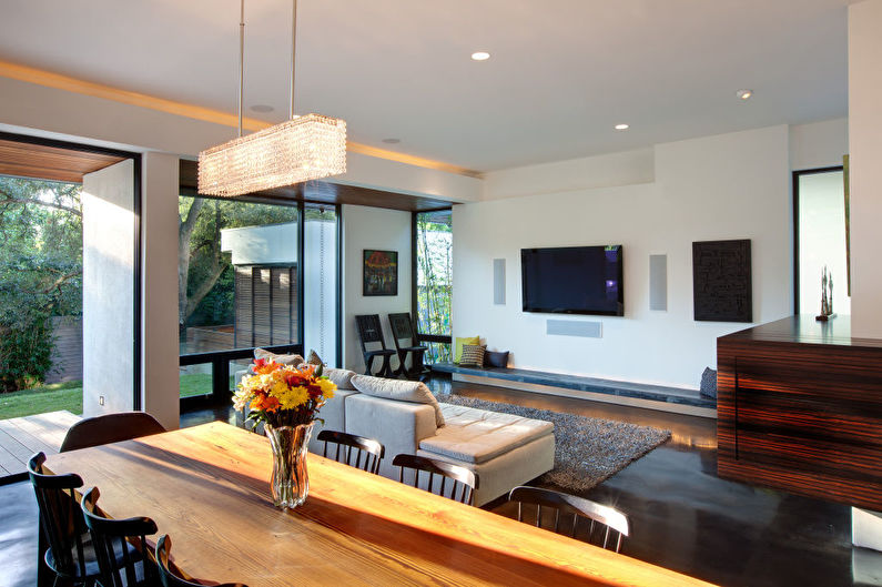 Wall with a TV - How to choose and install