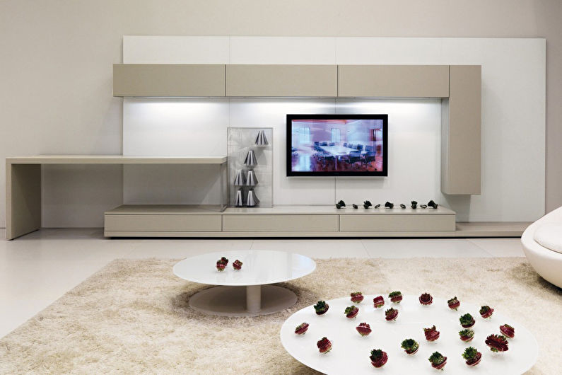 Wall with a TV - How to choose and install