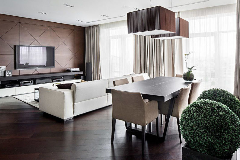 Wall with TV - Panels and Partitions