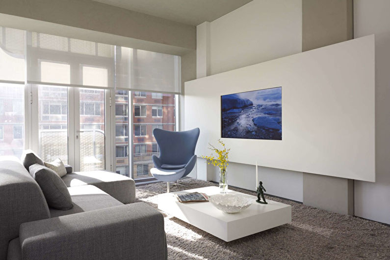 Wall with TV - Drywall