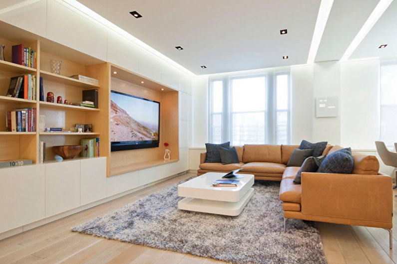 Wall with TV - TV in the Niche