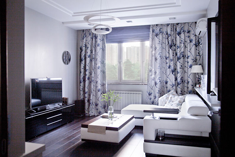 Wall with TV - TV and stand