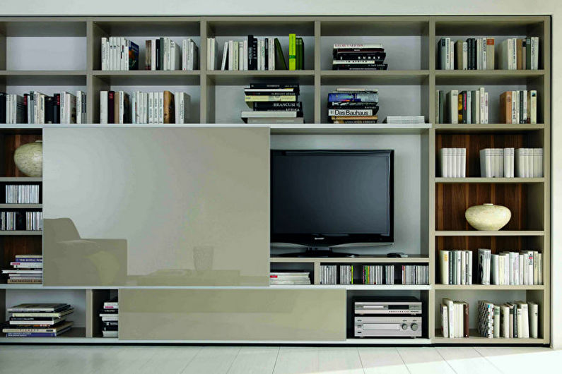 Wall with a TV - How to hide a TV