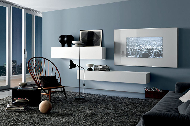 Wall with a TV - How to hide a TV
