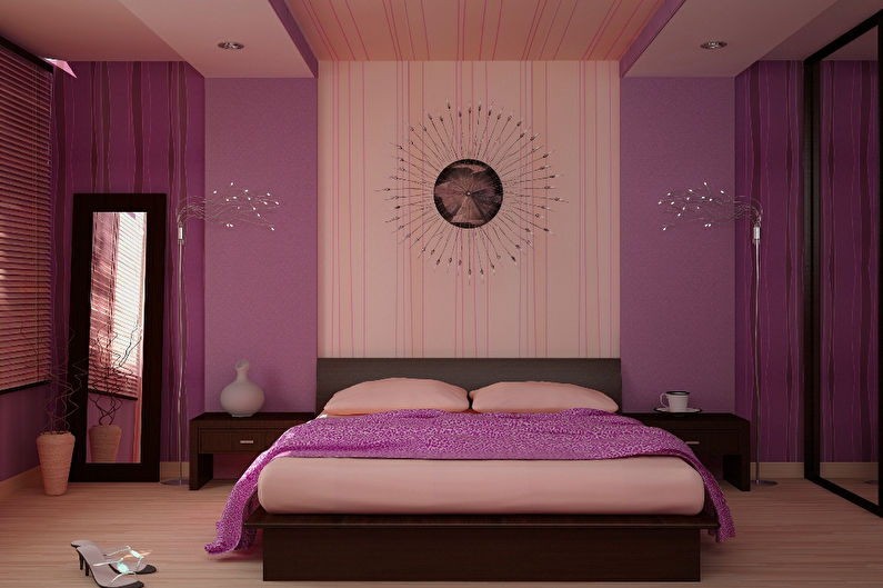Peach and Purple - Combinaison de couleurs à l'intérieur