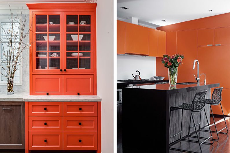 Fleur de pêche dans la cuisine - Design d'intérieur