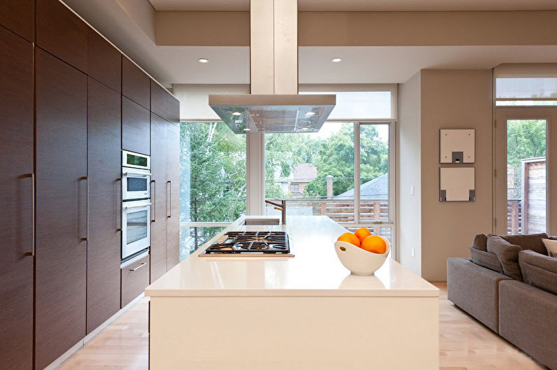 Color wenge in the kitchen - Interior Design
