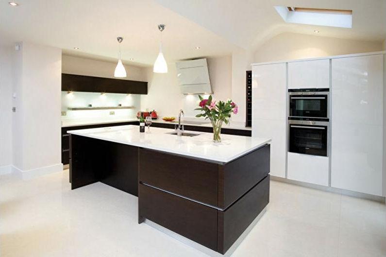 Color wenge in the kitchen - Interior Design