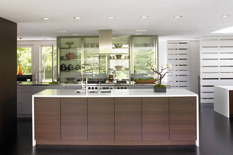 Color wenge in the kitchen - Interior Design